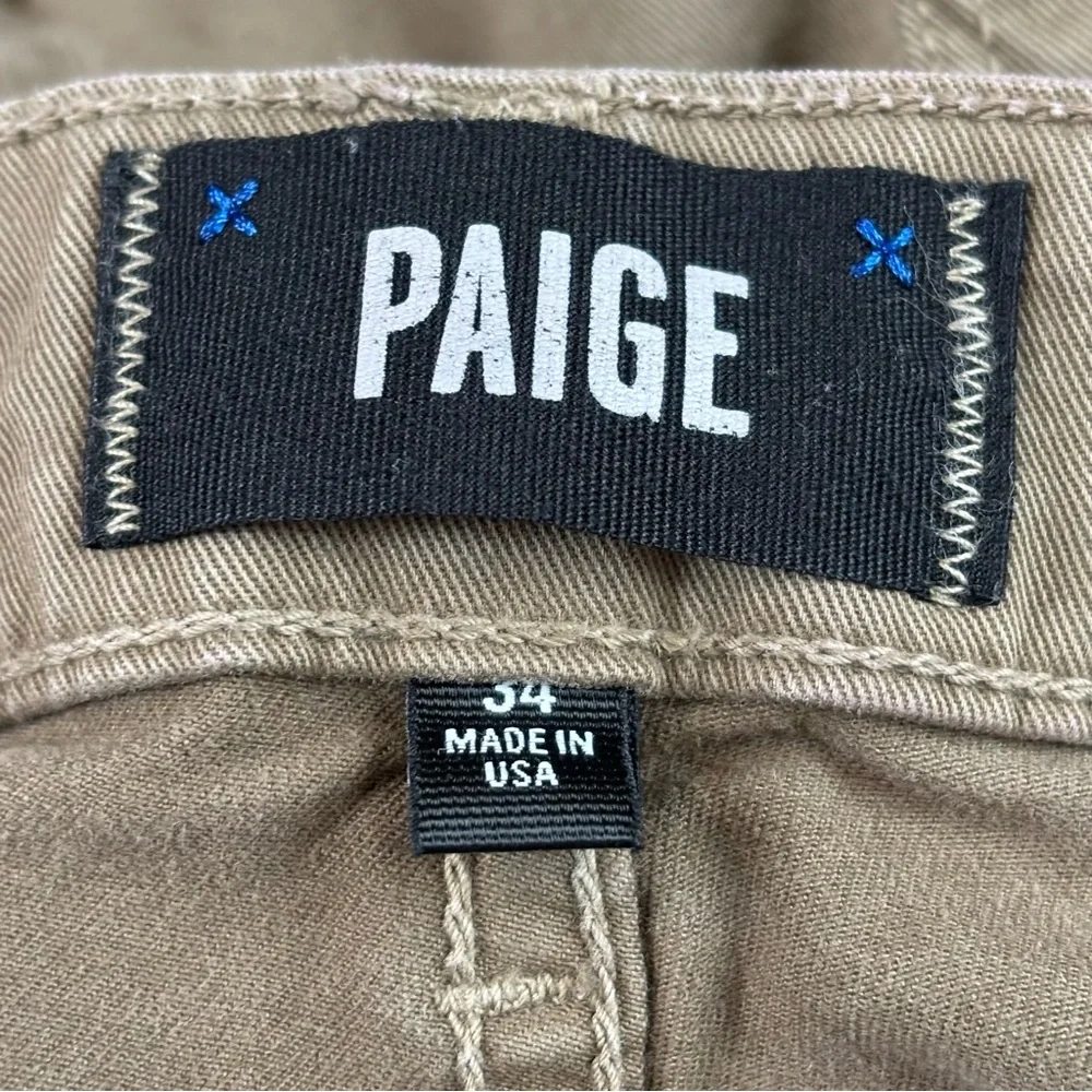 Paige Jeans Mens 34 Brown Normandie Straight Leg Made In USA 5 Pocket Denim